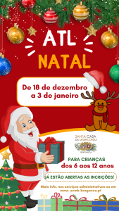 Cartaz de Natal da promoção do ATL de Natal