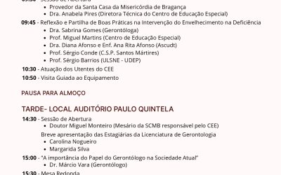 Seminário: “𝐆𝐞𝐫𝐨𝐧𝐭𝐨𝐥𝐨𝐠𝐢𝐚 𝐞𝐦 𝐀çã𝐨: 𝐂𝐮𝐢𝐝𝐚𝐫, 𝐂𝐚𝐩𝐚𝐜𝐢𝐭𝐚𝐫 𝐞 𝐈𝐧𝐬𝐩𝐢𝐫𝐚𝐫”